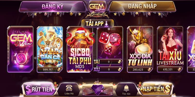 Nhà cái game bài đổi thưởng Gemwin Nhà cái game bài đổi thưởng Gemwin sảnh game đặc biệt