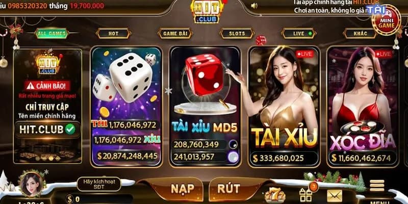 Nhà cái game bài đổi thưởng Hitclub Nhà cái game bài đổi thưởng Hitclub ưu đãi và khuyến mãi hấp dẫn