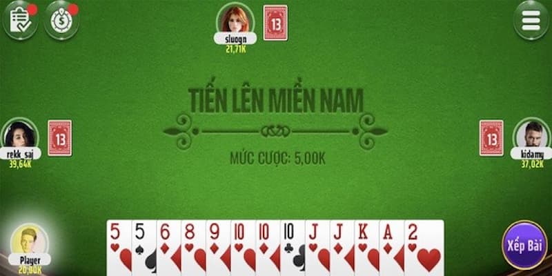 Chơi game bài Tiến Lên Miền Nam miễn phí Chơi game bài Tiến Lên Miền Nam miễn phí với cách chơi nâng cao